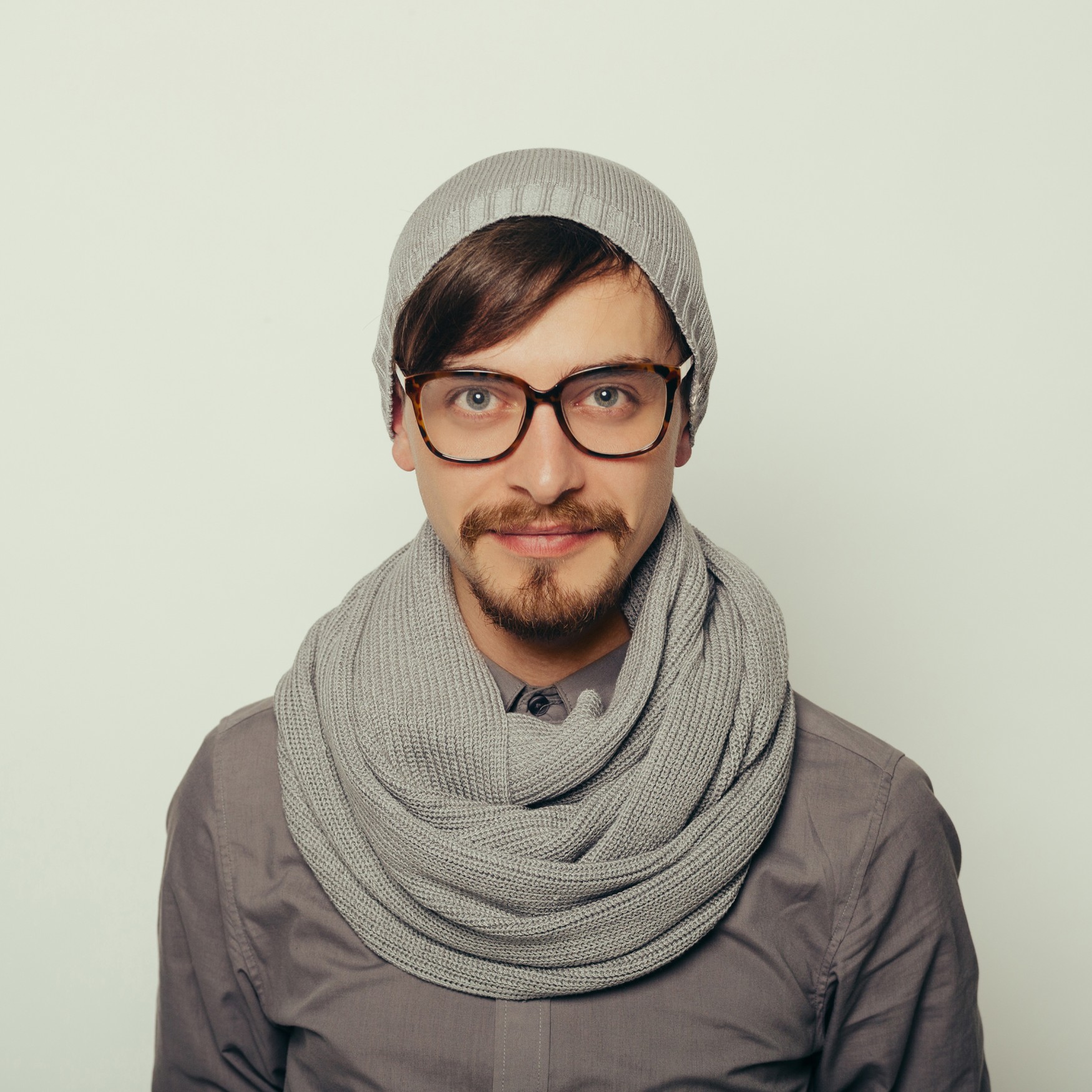 Portrait Of An Interesting Young Man In Winter Clo PUVK2ZG