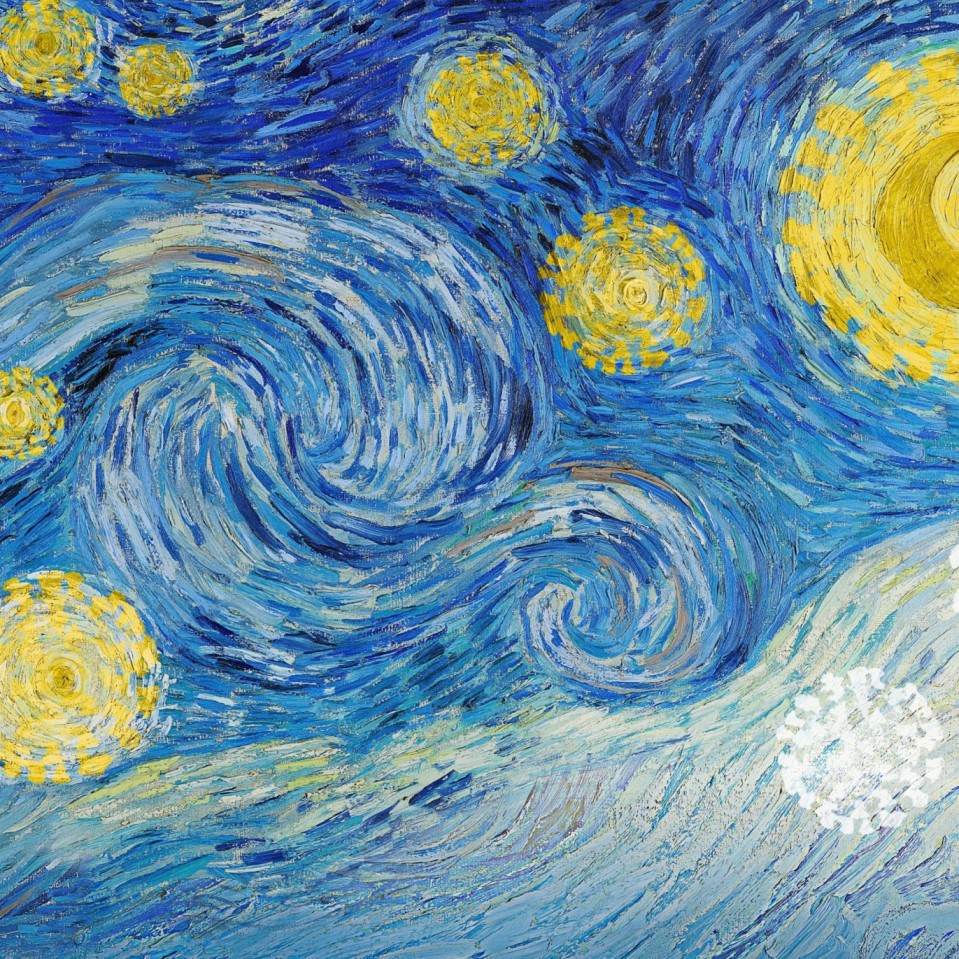 Van Gogh 39 S The Starry Night Coronavirus Pandemi XJQ9678